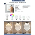 thumbnail image 3 of Hansang Modern 3-Light Vanity Light Fixture, Black Finish with Frosted Glass Shades, Bathroom Wall Lighting, Bulbs Not Included, 3 of 8