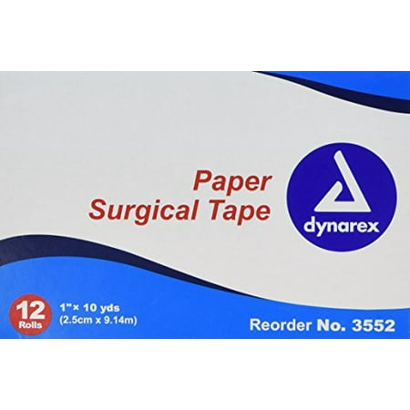 2 Roll Paper Tape - 2 Pack Dynarex Paper Surgical Tape 1