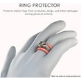 thumbnail image 2 of Rinfit Wedding Ring Protector for Working Out - Silicone Rubber Ring Cover Protector – Set of two: 4mm and 9mm, 2 of 9