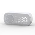 thumbnail image 1 of Wosthever Pantalla grande Reloj despertador digital Funcionamiento con botones Altavoz compatible con Bluetooth Suministros domésticos Type6 NO6, 1 of 6