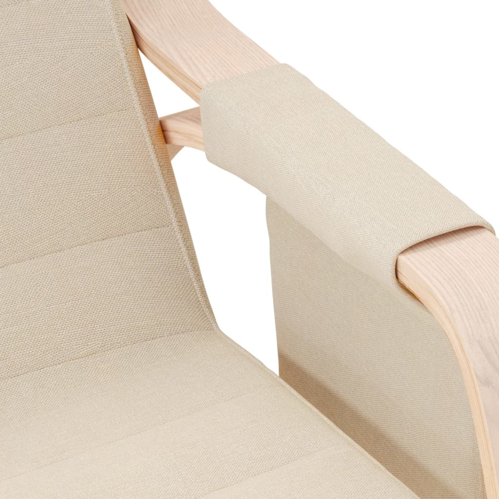 vidaXL Rocking Chair Rocker Swinging Chair for Living Room Nursery Fabric