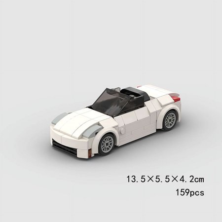 City Speed Champions Garage Racers Cars Sports Bricks Building Model Blocks 350Z Vehicle Super Run Sets Parking MOC Kids Toys