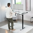 thumbnail image 2 of VIVO Electric 60” x 30” Stand Up Desk, Dark Gray Table Top, Black Frame, 2 of 8