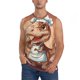 thumbnail image 1 of Balery Dinosaur Baking Delight Camisetas sin mangas para hombre, absorbe la humedad y protege contra el mal olor.-Medium, 1 of 7