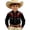 AA~Black53, variant on Hiijoy Boys Button-Down Western Shirt Breathable Long Sleeve Cowboy Shirt Top, Sizes 4-5