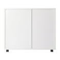 thumbnail image 3 of Winsome Halifax 2-Section Mobile Filing Cabinet 10431, White Finish, 3 of 12