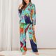 thumbnail image 2 of Balery Vegetable Conjunto de Pijama con Estampado para Mujer, Conjunto de Dos Piezas con Manga Larga, Ropa de Dormir Suave con Bolsillos, Pijamas Cómodos-Large, 2 of 7