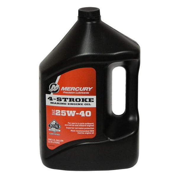 Quicksilver Marine 4Stroke 25W40 Engine Oil (Gal.) 928M0078628, 710