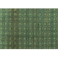 thumbnail image 1 of Ahgly Company Indoor Rectangle Abstract Turquoise Blue Modern Area Rugs, 8' x 10', 1 of 4