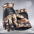 thumbnail image 3 of Gants de Cyclisme Imperméables Résistants à l'Usure Imprimé Camouflage Coupe-Vent Gants de Sport pour Extérieur, 3 of 10