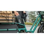 Fiido T2 Black Cargo Electric Bike Class 3 Long Tail Ebike 750W 20Ah Removable Battery E-Bike