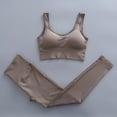 thumbnail image 5 of Conjuntos de ropa de yoga para mujer, traje de fitness sin costuras, sujetador corto de gimnasia deportivo y leggings, ropa de entrenamiento, ropa atlética, 2 piezas, 5 of 5