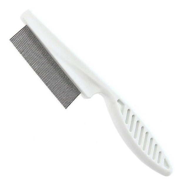 Jinsinto 3pcs Pet Flea Comb For Dogs And Cats Flea Comb For Lice And Flea Comb For Pet Grooming Comb For Hair Removal(white)