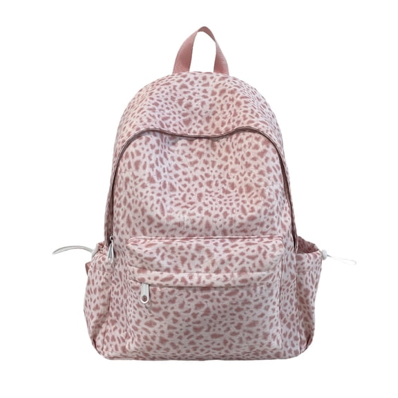 bravefron Leopard Print Backpack Purse, Fashion Shoulder Bag Design Daypack, Casual Bookbag for Men Daily Wear
