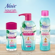 Nair Hair Remover Cream Nourish Shower Power Moroccan Argan Oil, 13 oz.