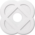 thumbnail image 1 of Ekena Millwork CMP26CE-07000 26 in. OD x 7 in. ID Square Charlotte Architectural Grade PVC Contemporary Ceiling Medallion, 1 of 1