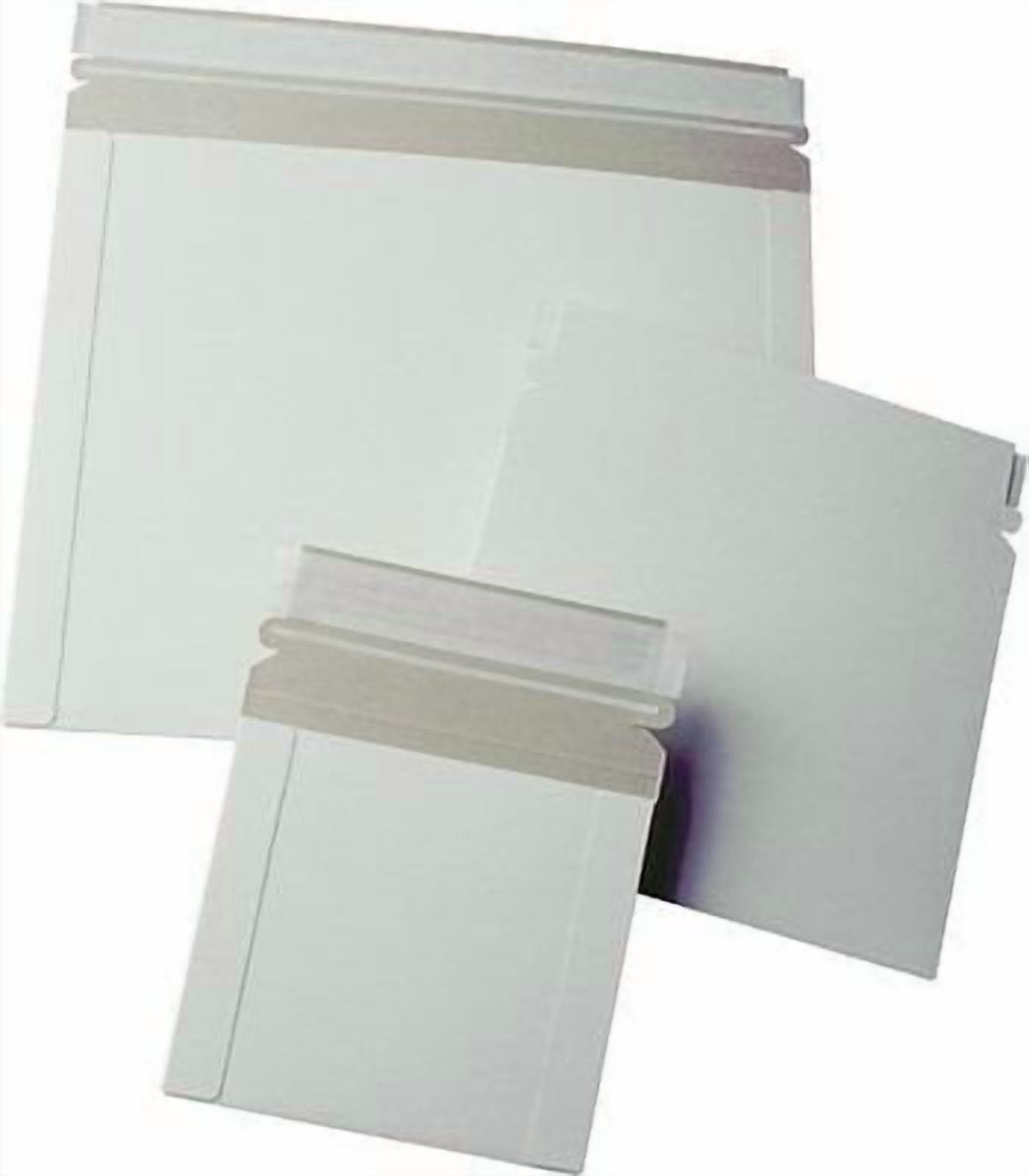 100 Rigid Photo Mailers 9.75x12.25, Flat Photo Mailers for Photos, Art
