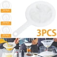 thumbnail image 1 of Kitchen Ultra-Fine Nylon Mesh Strainer Plastic Sieve Fine Mesh with Handle Kitchen Filter Tool for Soy Milk Coffee Yogurt Juice Tea Honey, 1 of 8