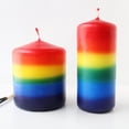thumbnail image 5 of Rainbow Pillar Candle, 5 of 5