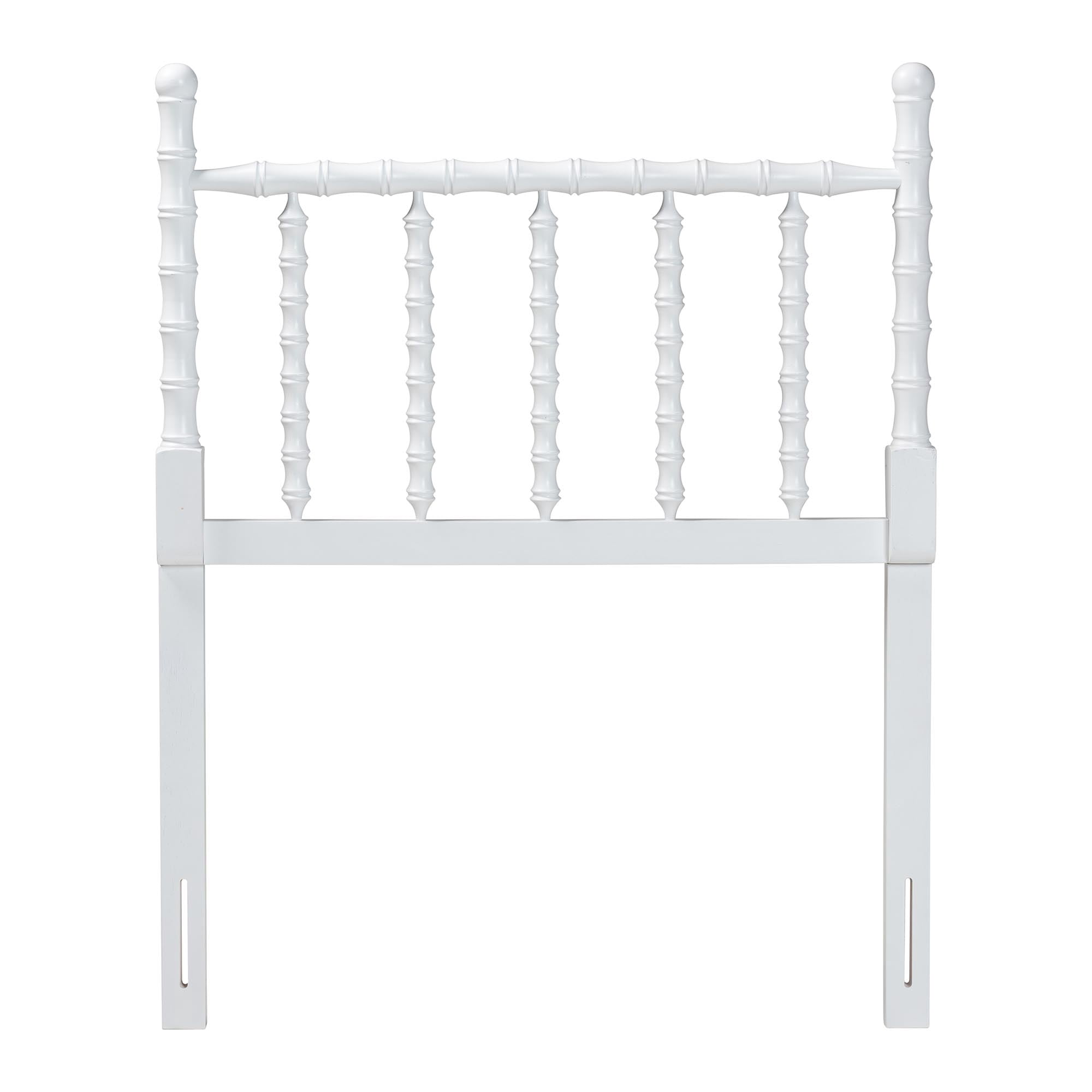 Baxton Studio Edaline Traditional Headboard, Twin, White
