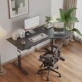 thumbnail image 2 of unbranded 63 Inch L-Shaped Standing Desk with Cable Management, Corner Stand Up Desk, Electric Adjustable Computer Desk for Home Office Work, Black, 2 of 16