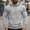 Gray, variant on Hoodies for Men Men's Pullover Long Sleeved Drawstring Pocket Button Pullover Solid Color Leisure Oversized Tops Fitness Workout Fall Winter Wear Gray