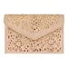 thumbnail image 3 of Mily Glitter Sequins Envelop Clutch Tote Shoulder Bag Handbag, Beige, One Size, 3 of 10