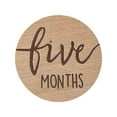 thumbnail image 6 of Baby's Growth Month Card Set, 6pcs Wooden Double Sided Labels, Clear Printing Unisex Design, Photo Prop for First Year Memories, Gift for New Moms, 6 of 9