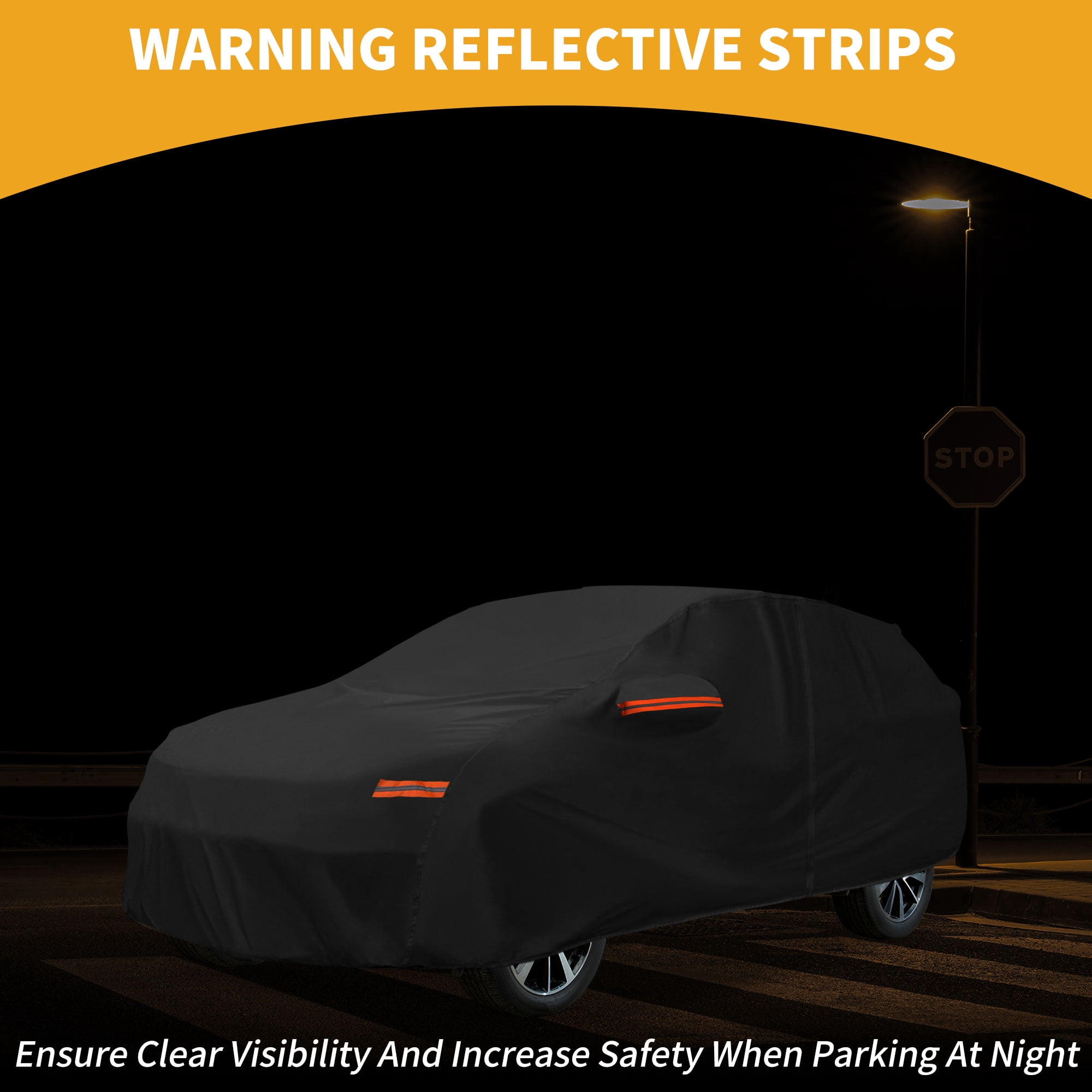 Unique Bargains Durable Waterproof Car Cover Black ["for Ford Escape"]