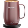 thumbnail image 1 of Taza de café calentada Kepwam T2-Plus con batería de 600 ml, 8 horas y 35 °C, 1 of 8