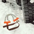 thumbnail image 2 of Snow Chains For Car Suv Pickup Trucks Reusable Portable Adjustable Non Slip Universal Emergency Tire Chains For Winter Driving Security Chains, 2 of 7