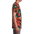 thumbnail image 3 of Honeii Tomatoes Print Youth Short Sleeve T-Shirt,Boys Athletic Shirt,Quick Dry Short Sleeve Performance Moisture Wicking T Shirt, 3 of 6