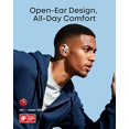 thumbnail image 2 of soundcore AeroFit 2 Écouteurs Ouverts, Crochets d'Oreille Ajustables, Basses Riches, Haute Résolution, 42 H d'Écoute, Bluetooth 5.4, IP55, Appels Clairs Al 4 Micros, Traduction en Temps Réel dans Plus de 100 Langues, Blanc, 2 of 9