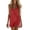 Red, variant on Linen Dresses for Women Summer Cami Lounge Slip Sundress Sleeveless V Neck House Casual Mini Dresses,Red (XXL)