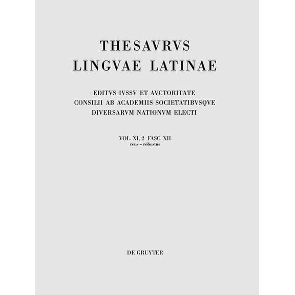 Reus - Robustus, (Paperback)