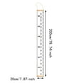 Baby Height Growth Chart Hanging Rulers Kids Room Wall Wood Frame Home