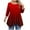 Wine, variant on Loopsun Womens Winter Tops Plus Size, 3/4 Sleeve Shirts for Women, Women's Plus Size Casual Round Neck Solid Color Loose 3/4 Sleeve T shirt Top Wine, XXXL