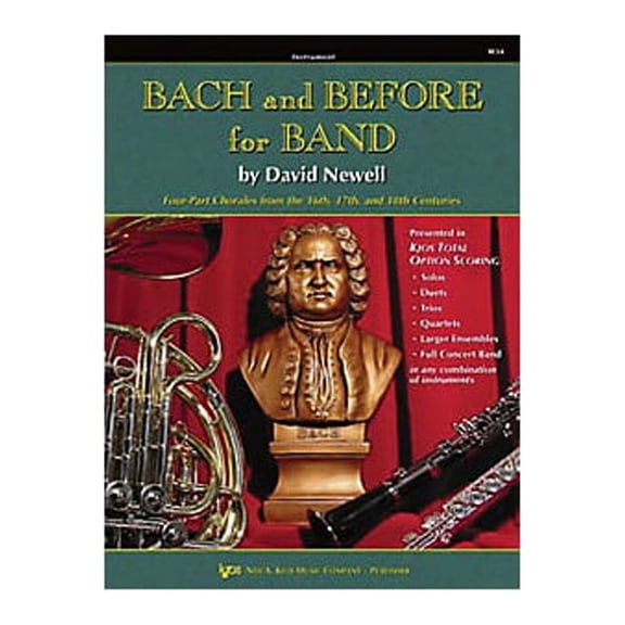 KJOS Bach And Before for Band Clarinet/Bass Clarinet