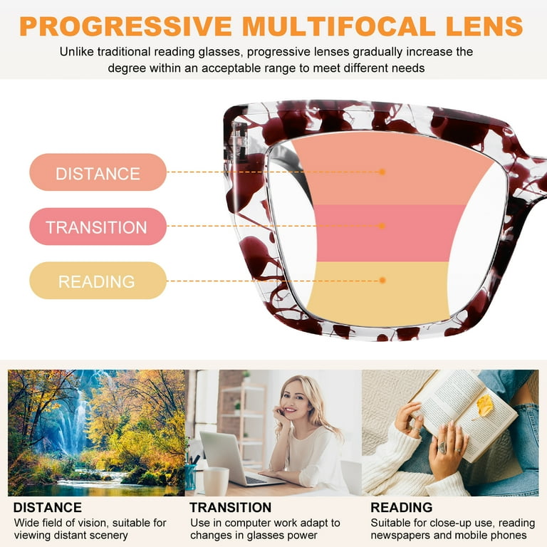 Progressive Lenses Glasses For Reading And Computer Work