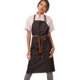 thumbnail image 1 of Delantal Chef Works Memphis Negro Unisex Ajustable, 1 of 7