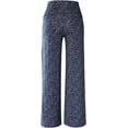 thumbnail image 3 of Women's Stretchy Wide Leg Palazzo Lounge Pants Casual Comfy High Waist Palazzo Pants, 3 of 11