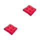 thumbnail image 1 of Inteprter Comfort-almohadas cuadradas para el suelo, almohadillas para sillas de relajación, cojines, cojín para asiento de silla, color rojo Rosa roja 43*43cm 2piezas, 1 of 6