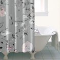 thumbnail image 4 of Pioneer Flower Floral Print Pattern Shower Curtain 36"x72" ,Bathroom Decorative Shower Curtains Set with 12 Hooks,Modern Waterproof Washable Shower Curtain, 4 of 6
