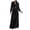 Black, variant on Jumpsuits for Women Sequin Wide Leg Deep V Neck Dressy Jumpsuits Long Sleeve Belted Waist Evening One Piece Summer Rompers Gold L