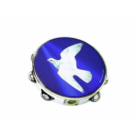 8 in. Tambourine Religious Dove Drum Head