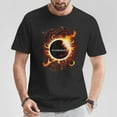 thumbnail image 2 of Hello Darkness My Old Friend Pink Solar Eclipse April T-Shirt – Funny Celestial Event Graphic Tee for Men Women Kids, April 8 2024 Totality Humor Shirt, Unique Astronomy Lover , Size M, Color Black, 2 of 3