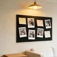 thumbnail image 5 of HAJAGP 6pcs Black Fluted Wall Pin Boards, Self Adhesive Fabric Bulletin Tiles for Bedroom Teen Dorm Aesthetic Photo Collage Vision Board, 5 of 6