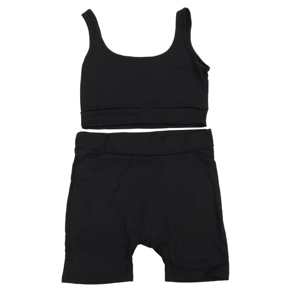 Conjunto de ropa cómoda para Yoga, chaleco deportivo para entrenamiento, pantalones cortos, 1 Juego