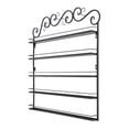 thumbnail image 2 of DUYIWAA 5 Tier Nail Polish Display Rack Wall Mount Metal Organizer Shelf Perfume Fragrance Oils Storage Holder Stand Fit Up To 100 Bottles Black, 2 of 18
