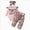 D229-Pink, variant on 3-6 Months Newborn Baby Bodysuit Footies Romper Newborn Long Sleeve Romper Floral Pant Set Fall Winter Baby Girl Clothes Pink Bodysuit Baby Gift